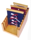 Wooden Cabinet For Dressing Frames (PL101) Practical Life