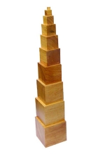 Tower of Cubes (Natural finish tower) (SM010-B)