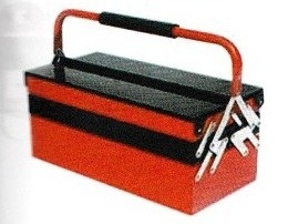 2 TONE METAL TOOL BOX