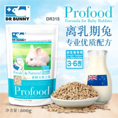 DR315 Dr.Bunny Profood 500g