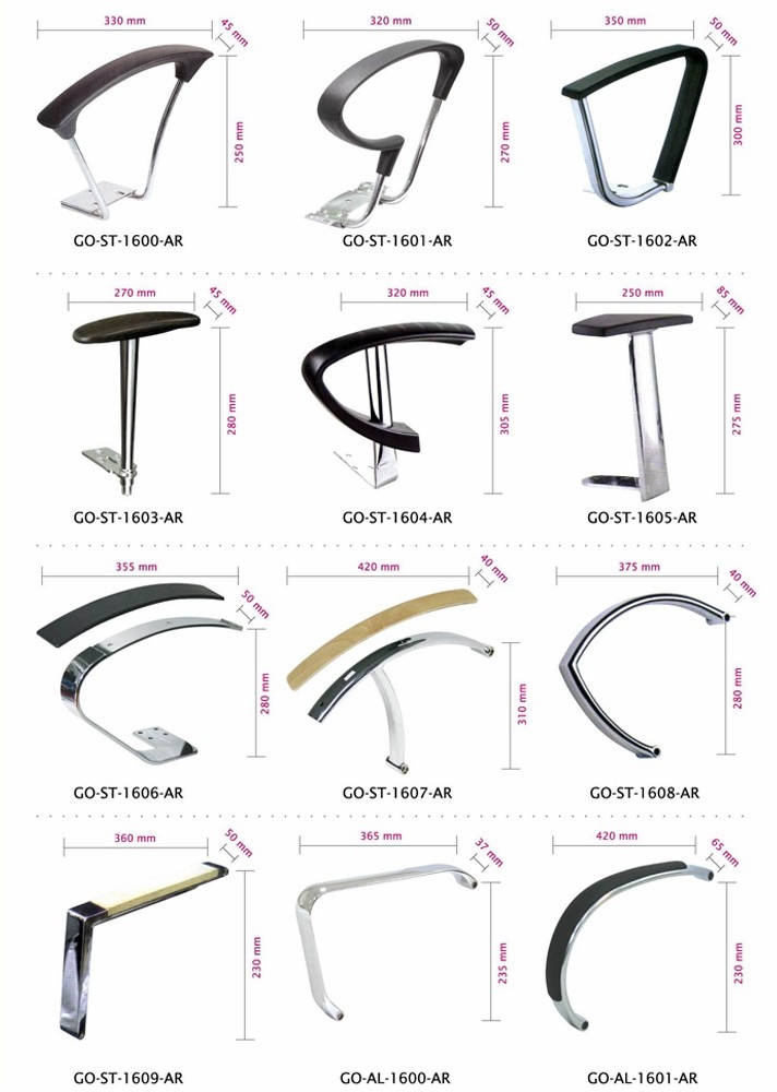 ARMREST Steel / Aluminium ARMREST Steel / Aluminium Chair Components