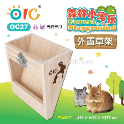 OC27 OIC External Wooden Hay Rack