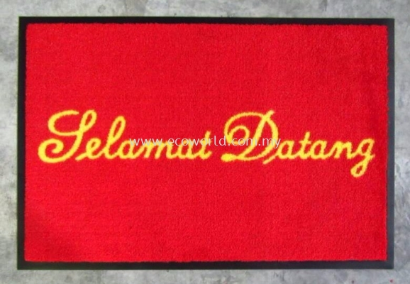 Eco Message Mat -Selamat Datang