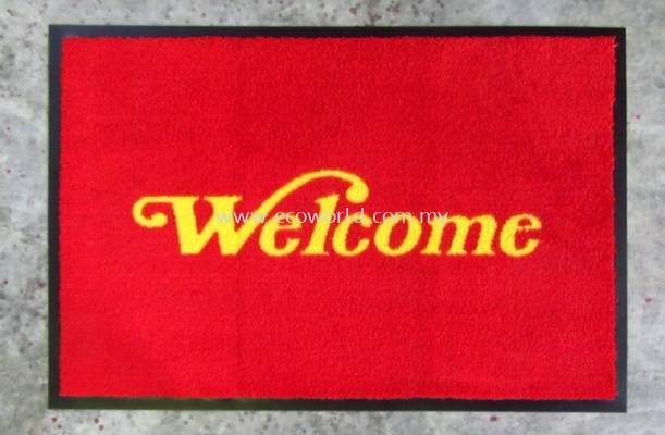 Eco Message Mat - Welcome