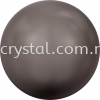 SW 5810 Crystal Round Pearl, 06mm, Crystal Brown Pearl (001 815), 100pcs/pack 5810 CRYSTAL ROUND PEARL, 06MM Crystal Pearl SW Crystal Collections 