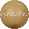 SW 5810 Crystal Round Pearl, 06mm, Crystal Bright Gold Pearl (001 306), 100pcs/pack 5810 CRYSTAL ROUND PEARL, 06MM Crystal Pearl SW Crystal Collections 