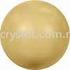 SW 5810 Crystal Round Pearl, 08mm, Crystal Gold Pearl (001 296), 50pcs/pack 5810 CRYSTAL ROUND PEARL, 08MM Crystal Pearl SW Crystal Collections 