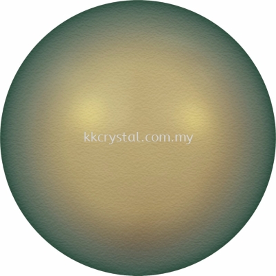 SW 5810 Crystal Round Pearl, 10mm, Crystal Iridescent Green PRL (001 930), 50pcs/pack