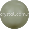 SW 5810 Crystal Round Pearl, 10mm, Crystal Powder Green Pearl (001 393), 50pcs/pack 5810 CRYSTAL ROUND PEARL, 10MM Crystal Pearl SW Crystal Collections 