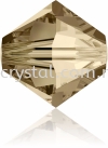 SW 5328 XILION BEAD, 03MM, Crystal Golden Shadow (001 GSHA), 30pcs/pack 5328 BEAD, 03MM Beads SW Crystal Collections