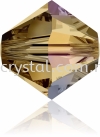 SW 5328 4mm, Light Colorado Topaz AB (246 AB), 30pcs/pack 5328 BEAD, 04MM Beads  SW Crystal Collections 