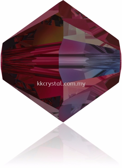 SW 5328 4mm, Ruby AB (501 AB), 30pcs/pack