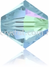 SW 5328 XILION BEAD, 06MM, Aquamarine AB (202 AB), 10pcs/pack 5328 BEAD, 06MM Beads  SW Crystal Collections 