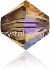 SW 5328 XILION BEAD, 06MM, Light Smoked Topaz AB (221 AB), 10pcs/pack 5328 BEAD, 06MM Beads SW Crystal Collections