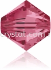 SW 5328 XILION BEAD, 08MM, Indian Pink (289), 4pcs/pack 5328 BEAD, 08MM Beads  SW Crystal Collections 