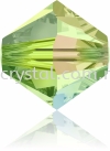 SW 5328 XILION BEAD, 04MM, Peridot Aurore Boreale 2x (214 AB2), 30pcs/pack 5328 BEAD, 04MM Beads  SW Crystal Collections 