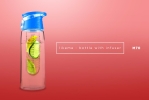 M70 LikeMe - BPA Free Drink Bottle w/Infuser (710ml) Drinkware
