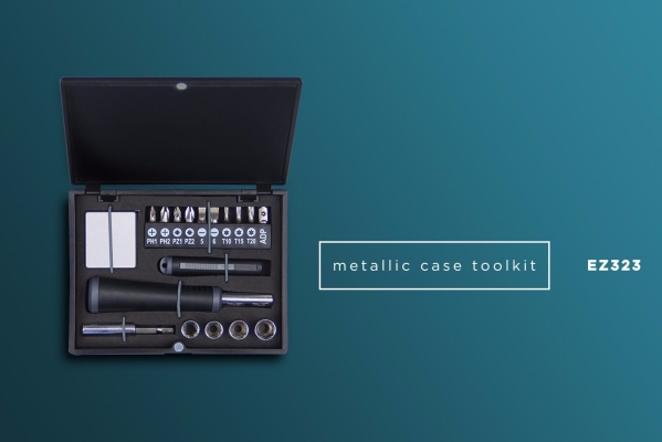 EZ323 Metallic Case Toolkit (18pcs)