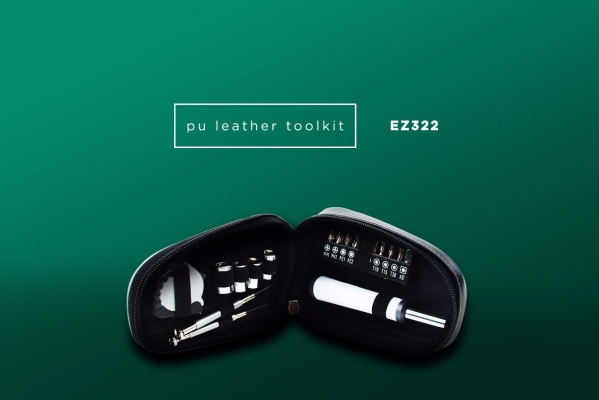 EZ322 PU Leather Toolkit (18pcs)