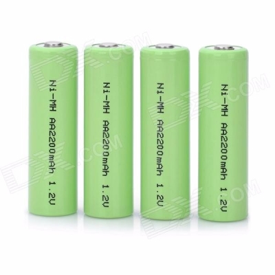 NI-MH AA, 2200mAh, 1.2V