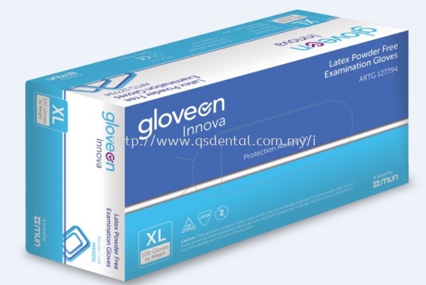 GloveOn Innova Latex Exam Gloves (Powder Free, Standard Cuff