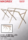 780503 - DISPLAY TABLE "X" TYPE BASE 30"H TABLE & METAL LEG PASAR MALAM EQUIPMENTS