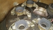 Metal spray repair worn out bearing seats Fire Ballast Pump & Scrubber Cool Seawater Pump Thermal Spray / Metal Spray