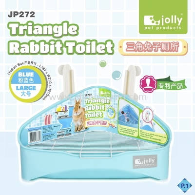 JP272 Jolly Triangle Rabbit Toilet Large Blue