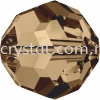 SW 5000 Round Beads, 4mm, Light Smoked Topaz (221), 10pcs/pack 5000 ROUND BEAD, 04mm  Beads  SW Crystal Collections 