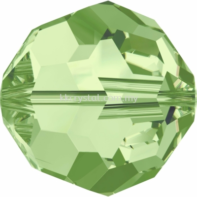 SW 5000 Round Beads, 5mm, Peridot (214), 10pcs/pack