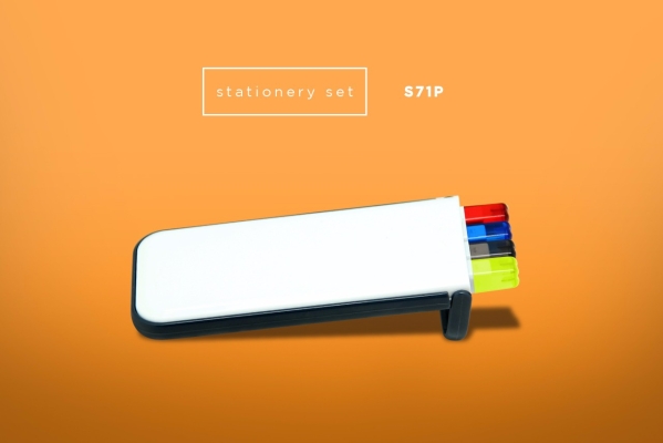 S71P 5 in 1 Pens, Mechanical Pencil, Eraser & Highlighter Set