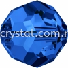 SW 5000 Round Beads, 8mm, Sapphire (206), 4pcs/pack 5000 ROUND BEAD, 08mm  Beads  SW Crystal Collections 