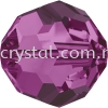 SW 5000 Round Beads, 10mm, Fuchsia (502), 2pcs/pack 5000 ROUND BEAD, 10mm  Beads  SW Crystal Collections 