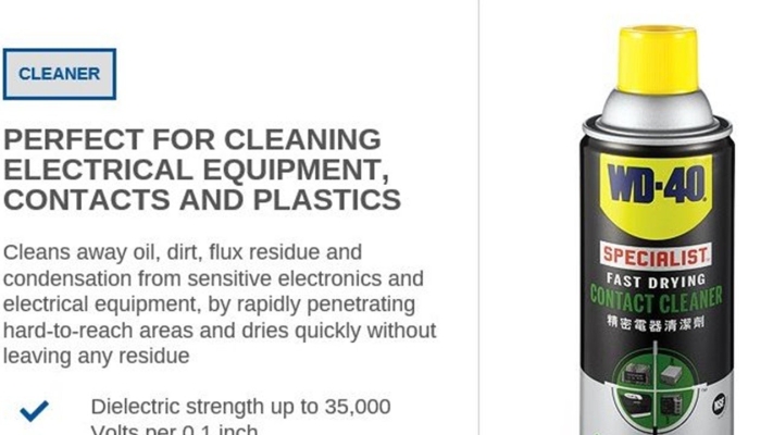 WD40 SPECIALIST FAST DRYING CONTACT CLEANER