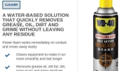 WD40 SPECIALIST FAST ACTING DEGREASER Cleaners & Lubricants Building and Household Maintenance Solution