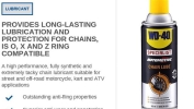 WD40 SPECIALIST AUTOMOTIVE CHAIN LUBE Cleaners & Lubricants Building and Household Maintenance Solution