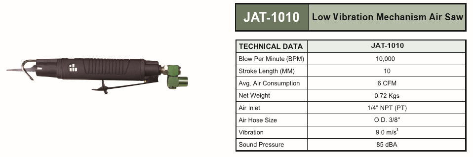 LOW VIBRATION MECHANISM AIR SAW - JAT-1010 Professional Air Sender Jonnesway supplier, supply, supplies | Brilliance Trading Sdn.Bhd