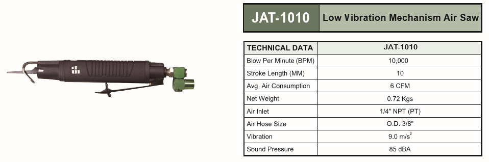  LOW VIBRATION MECHANISM AIR SAW - JAT-1010 Professional Air Sender Jonnesway supplier, supply, supplies | Brilliance Trading Sdn.Bhd 