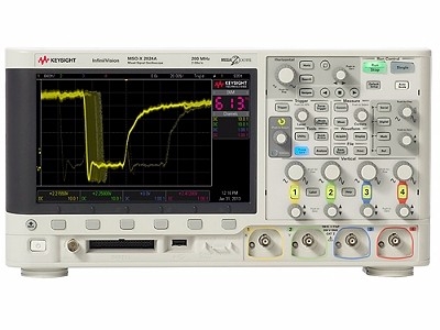 Mixed Signal Oscilloscope 200 MHz, 4 Analog Plus 8 Digital Channels, MSOX2024A