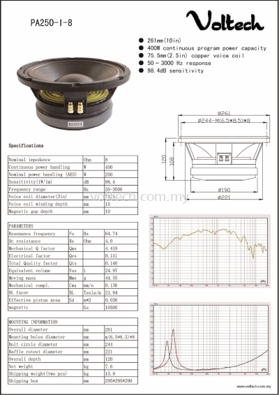 Voltech PA250-I-8