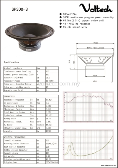 Voltech SP300-B