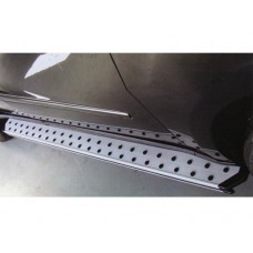 W164 Running Board Aluminum