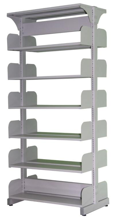 JS608 Library Double Sided Rack Without Steel Side Panel