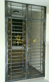 Wrought Iron Door -W.I 6/8×6/8Hollow,R6&Leaf Wrought Iron Door and Window Door and Window