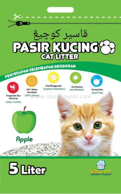 Kawan Pasir Kucing 5L Apple