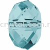 SW 5040 Briolette Bead, 8mm, Light Turquoise (263), 4pcs/pack 5040 BRIOLETTE BEAD, 08mm Beads  SW Crystal Collections 