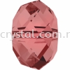 SW 5040 Briolette Bead, 8mm, Padparadscha (542), 4pcs/pack 5040 BRIOLETTE BEAD, 08mm Beads  SW Crystal Collections 