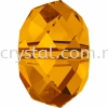 SW 5040 Briolette Bead, 8mm, Topaz (203), 4pcs/pack 5040 BRIOLETTE BEAD, 08mm Beads SW Crystal Collections