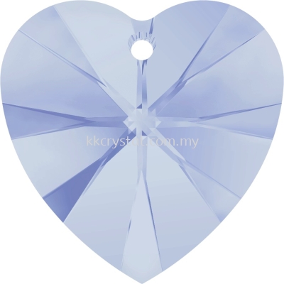 SW 6228 Heart Pendant, 10.3x10mm, Air Blue Opal (285), 4pcs/pack