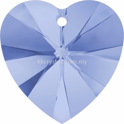 SW 6228 Heart Pendant, 10.3x10mm, Light Sapphire (211), 4pcs/pack